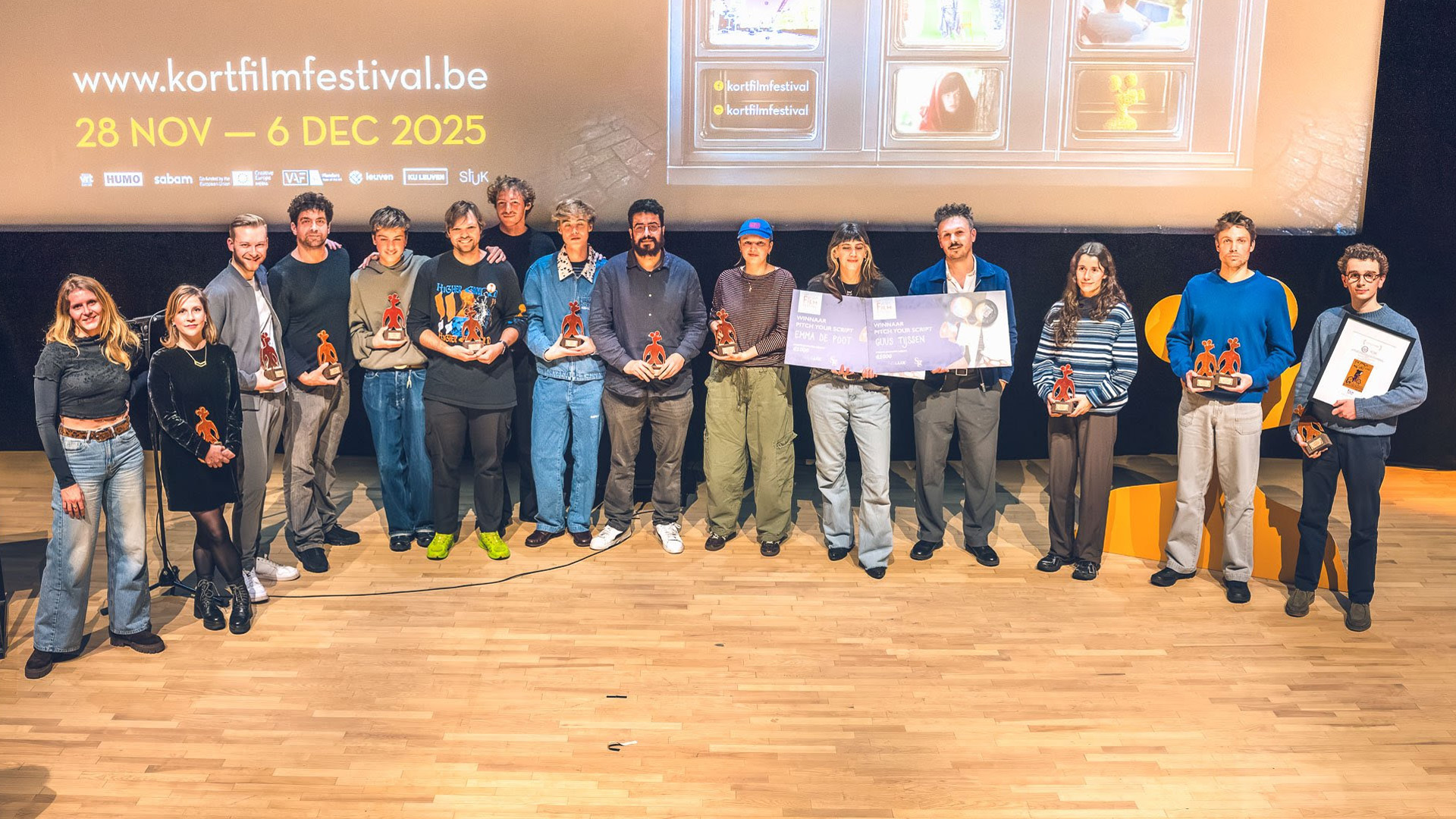 Kortfilmfestival Leuven reikt prijzen uit