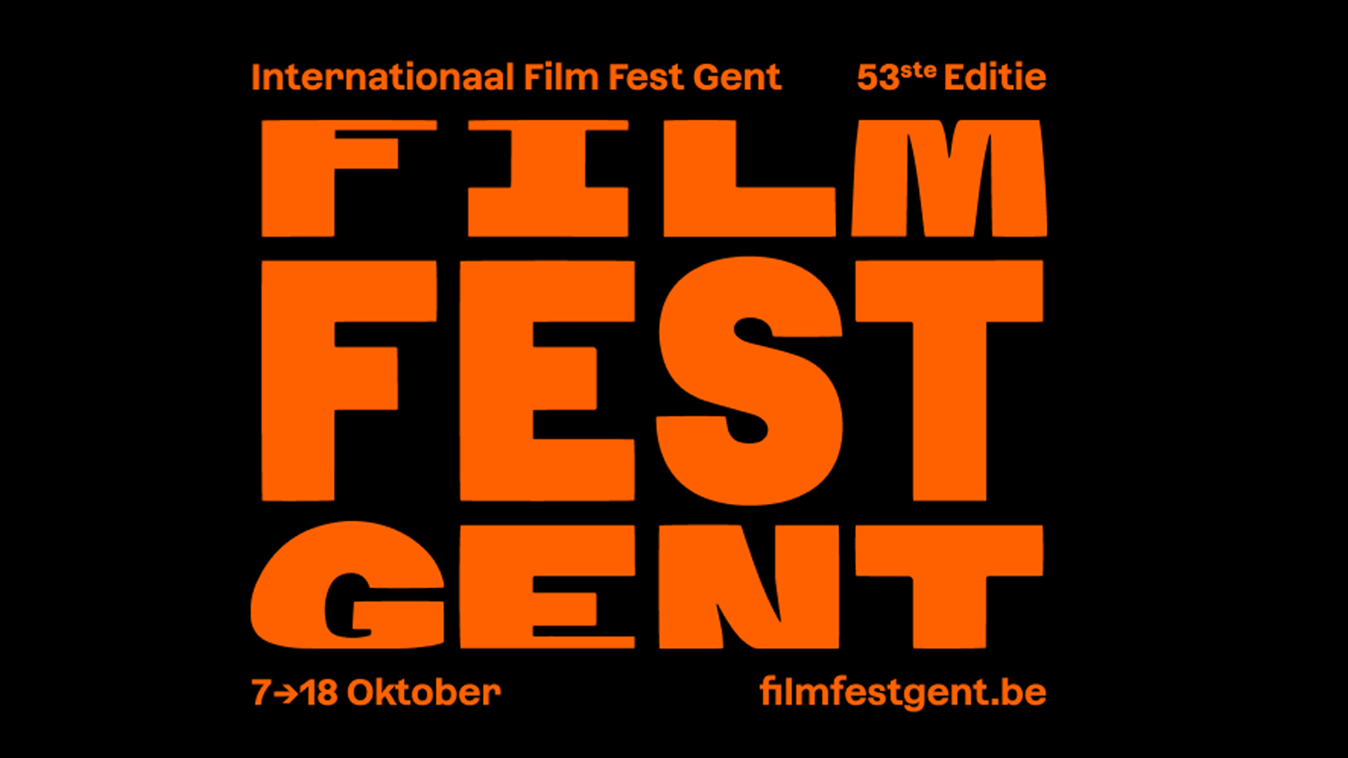 Film Fest Gent onthult programma 53ste editie
